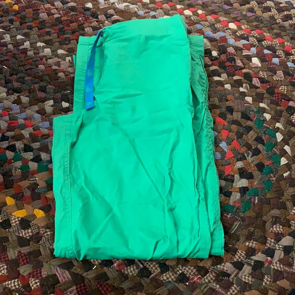 Green scrub pants